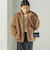 《予約》フェイク ファー コクーン ブルゾン