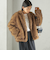 《予約》フェイク ファー コクーン ブルゾン