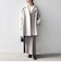 《予約》【WEB限定】SHIPS any: PURE WOOL スタンド & ダブル カラー コート