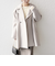 《予約》【WEB限定】SHIPS any: PURE WOOL スタンド & ダブル カラー コート