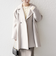 《予約》【WEB限定】SHIPS any: PURE WOOL スタンド & ダブル カラー コート