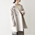 《予約》【WEB限定】SHIPS any: PURE WOOL スタンド & ダブル カラー コート