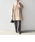 《予約》【WEB限定】SHIPS any: PURE WOOL スタンド & ダブル カラー コート