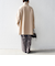 《予約》【WEB限定】SHIPS any: PURE WOOL スタンド & ダブル カラー コート
