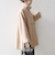 《予約》【WEB限定】SHIPS any: PURE WOOL スタンド & ダブル カラー コート