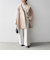 【WEB限定】SHIPS any: PURE WOOL スタンド & テーラード ハーフ コート
