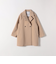 《予約》【WEB限定】SHIPS any: PURE WOOL スタンド & ダブル カラー コート