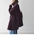 《一部追加予約》【WEB限定】PURE WOOL スタンド & テーラード ハーフ コート