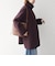 《一部追加予約》【WEB限定】PURE WOOL スタンド & テーラード ハーフ コート
