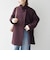 《一部追加予約》【WEB限定】PURE WOOL スタンド & テーラード ハーフ コート