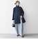 《予約》【WEB限定】SHIPS any: PURE WOOL スタンド & ダブル カラー コート