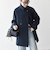 《予約》【WEB限定】SHIPS any: PURE WOOL スタンド & ダブル カラー コート