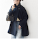 《予約》【WEB限定】SHIPS any: PURE WOOL スタンド & ダブル カラー コート