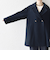 《予約》【WEB限定】SHIPS any: PURE WOOL スタンド & ダブル カラー コート