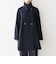 《予約》【WEB限定】SHIPS any: PURE WOOL スタンド & ダブル カラー コート