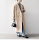 《予約》【WEB限定】SHIPS any: PURE WOOL ロング テーラード コート