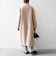 《予約》【WEB限定】SHIPS any: PURE WOOL ロング テーラード コート