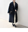 《予約》【WEB限定】SHIPS any: PURE WOOL ロング テーラード コート