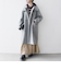 《予約》SHIPS any: PURE WOOL スタンド ＆ ビッグカラー コート