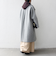 《予約》SHIPS any: PURE WOOL スタンド ＆ ビッグカラー コート