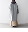 《予約》SHIPS any: PURE WOOL スタンド ＆ ビッグカラー コート