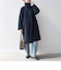 《予約》SHIPS any: PURE WOOL スタンド ＆ ビッグカラー コート
