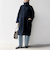《予約》SHIPS any: PURE WOOL スタンド ＆ ビッグカラー コート