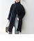 《予約》SHIPS any: PURE WOOL スタンド ＆ ビッグカラー コート