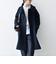 SHIPS any: PURE WOOL スタンド ＆ ビッグカラー コート
