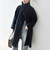 SHIPS any: PURE WOOL スタンド ＆ ビッグカラー コート