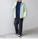 SHIPS any:〈撥水/手洗い可能〉スーパーストレッチ スタンドカラー ダウン ブルゾン◆