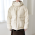 《予約》quaranciel: 2way フーディー ダブルジップ ダウン ジャケット