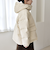 《予約》quaranciel: 2way フーディー ダブルジップ ダウン ジャケット