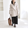 《予約》quaranciel: PURE WOOL ダブルブレスト コクーン Pコート