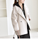 《予約》quaranciel: PURE WOOL ダブルブレスト コクーン Pコート