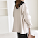 《予約》quaranciel: PURE WOOL ダブルブレスト コクーン Pコート