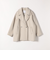 《予約》quaranciel: PURE WOOL ダブルブレスト コクーン Pコート