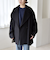 《予約》quaranciel: PURE WOOL ダブルブレスト コクーン Pコート