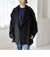 《予約》quaranciel: PURE WOOL ダブルブレスト コクーン Pコート