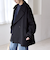 《予約》quaranciel: PURE WOOL ダブルブレスト コクーン Pコート