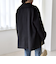 《予約》quaranciel: PURE WOOL ダブルブレスト コクーン Pコート