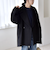 《予約》quaranciel: PURE WOOL ダブルブレスト コクーン Pコート