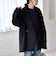 《予約》quaranciel: PURE WOOL ダブルブレスト コクーン Pコート