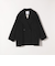 《予約》quaranciel: PURE WOOL ダブルブレスト コクーン Pコート