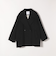 《予約》quaranciel: PURE WOOL ダブルブレスト コクーン Pコート