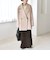 《予約》quaranciel: PURE WOOL ダブルブレスト コクーン Pコート