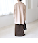 《予約》quaranciel: PURE WOOL ダブルブレスト コクーン Pコート