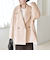 《予約》quaranciel: PURE WOOL ダブルブレスト コクーン Pコート