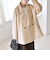 《予約》quaranciel: PURE WOOL ダブルブレスト コクーン Pコート