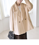 《予約》quaranciel: PURE WOOL ダブルブレスト コクーン Pコート